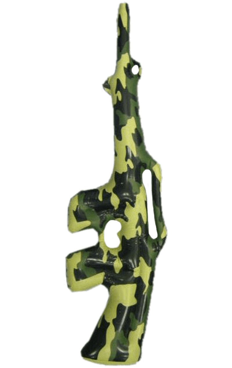 Inflatable Camouflage Gun - Simply Fancy Dress