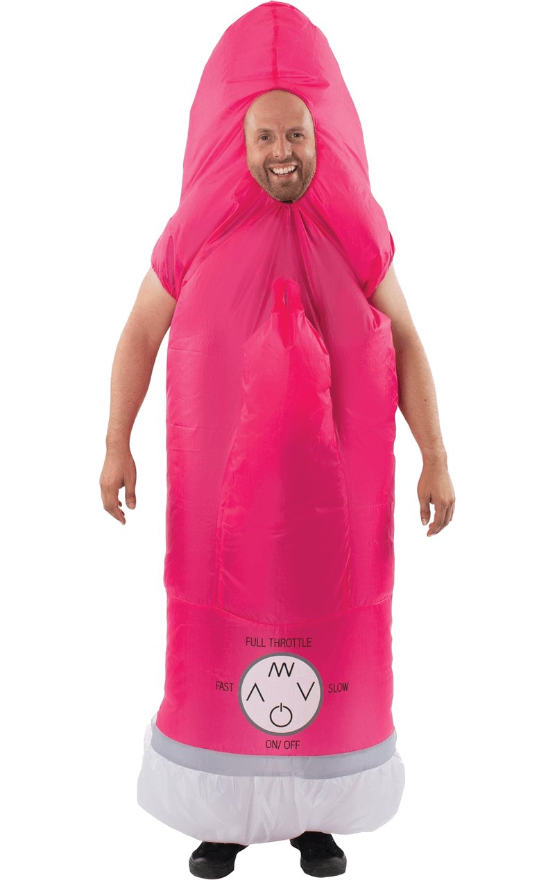 Inflatable Rabbit Vibrator Fancy Dress Costume - Simply Fancy Dress