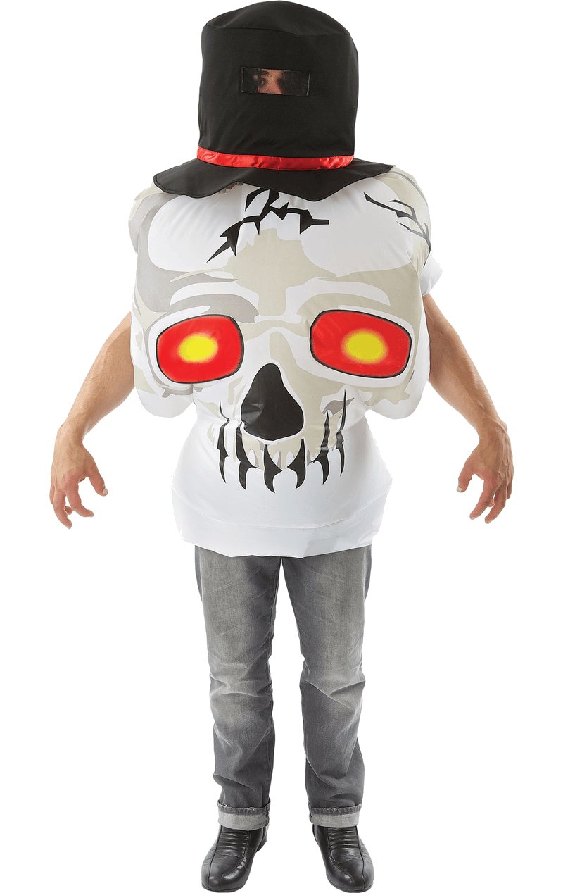 Inflatable Skull Halloween Costume - Simply Fancy Dress