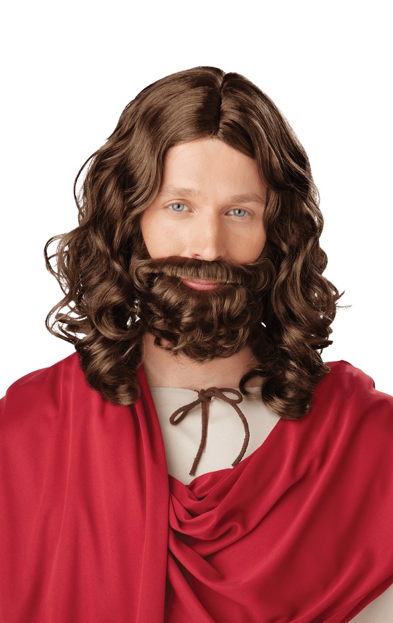 Jesus Christ Wig and Beard - Simply Fancy Dress