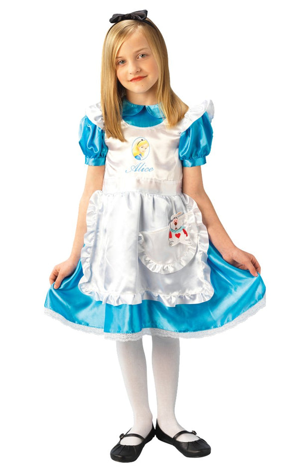 Kids Alice in Wonderland Deluxe Costume - Simply Fancy Dress