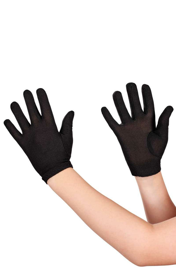 Kids Black Gloves Accessory - Simply Fancy Dress