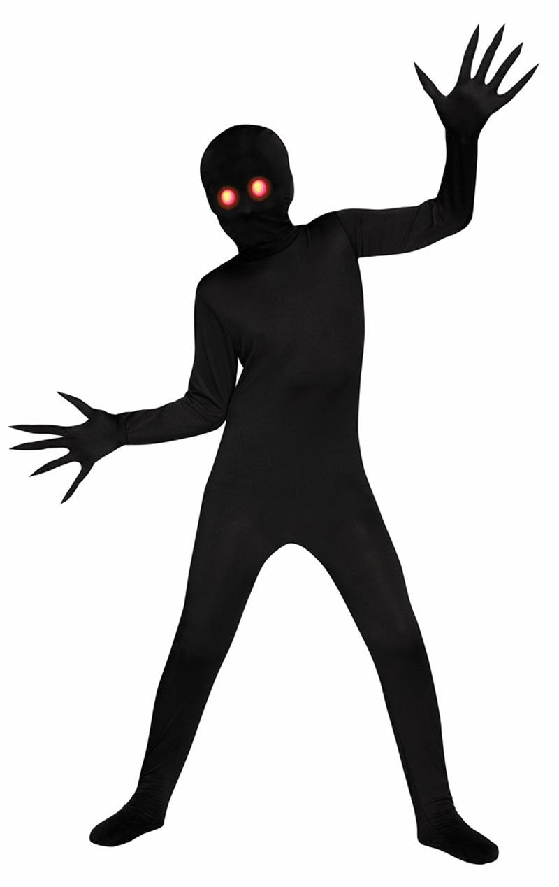 Kids Black Shadow Demon Costume - Simply Fancy Dress