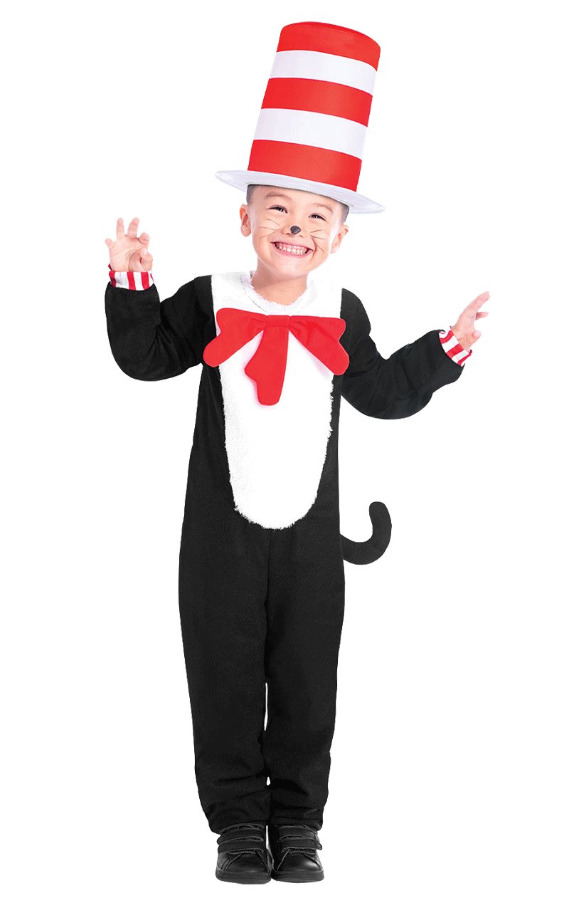 Kids Cat in the Hat Jumpsuit  - Simply Fancy Dress