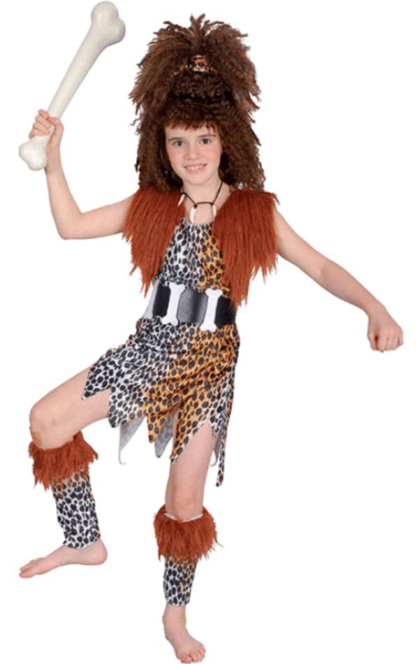 Kids Cavegirl Costume - Simply Fancy Dress