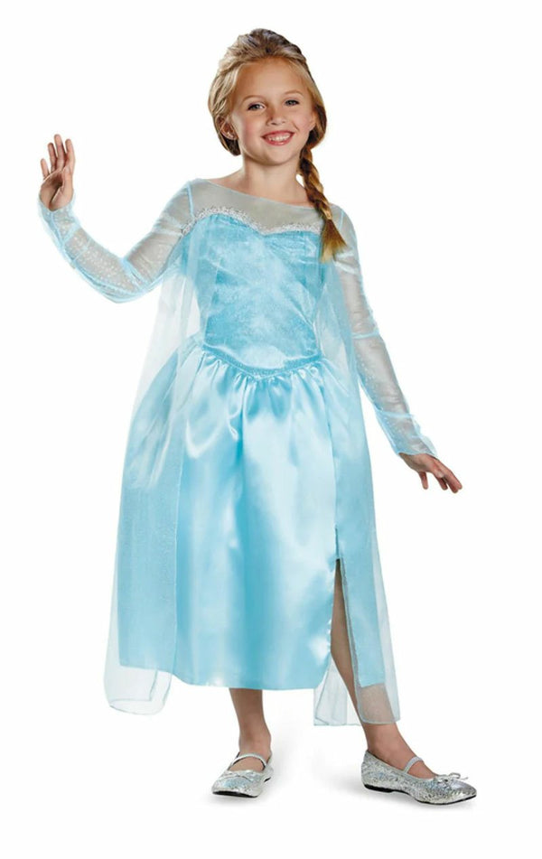 Kids Classic Elsa Frozen Costume - Simply Fancy Dress