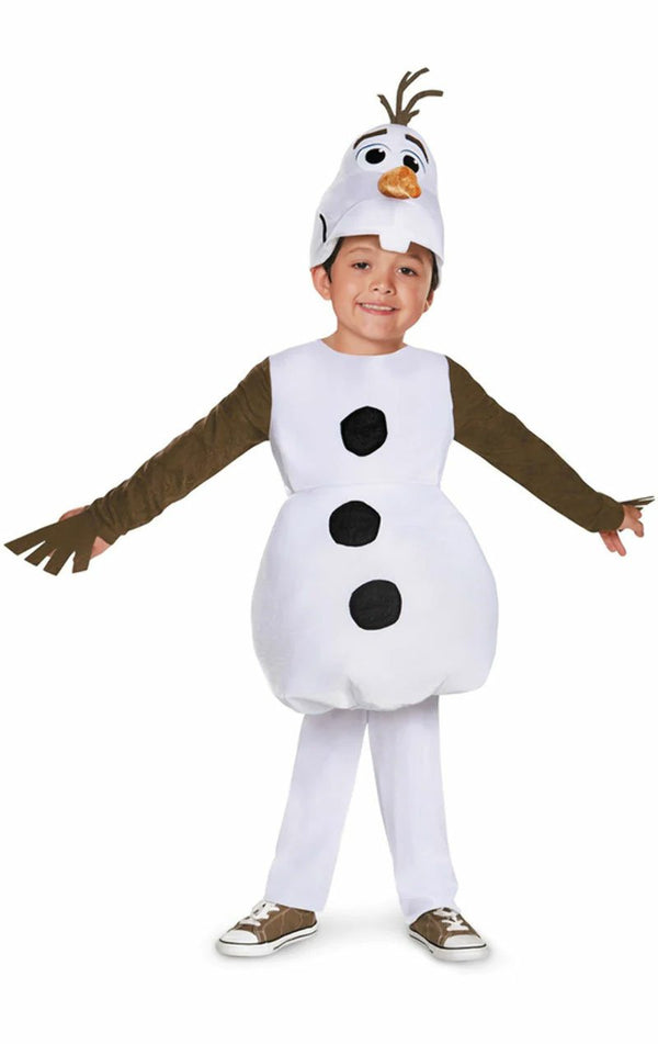 Kids Deluxe Olaf Frozen Costume - Simply Fancy Dress