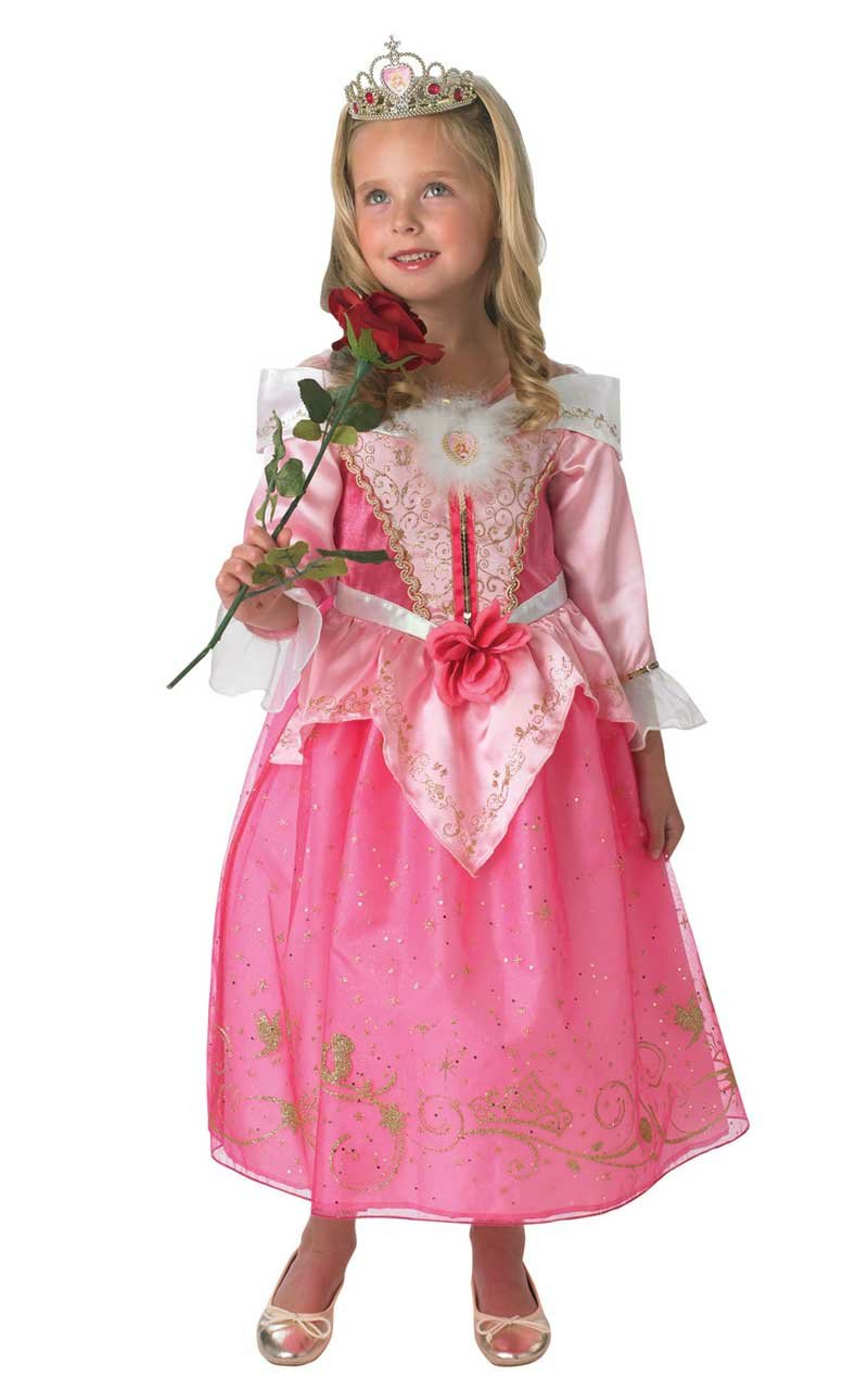 Kids Disney Anniversary Sleeping Beauty Costume - Simply Fancy Dress