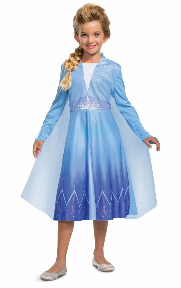 Kids Disney Elsa Frozen 2 Travelling Plus Costume - Simply Fancy Dress