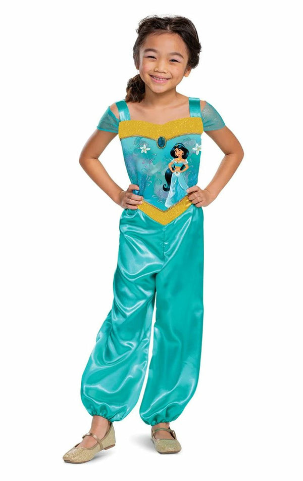 Kids Disney Jasmine Basic Plus Costume - Simply Fancy Dress