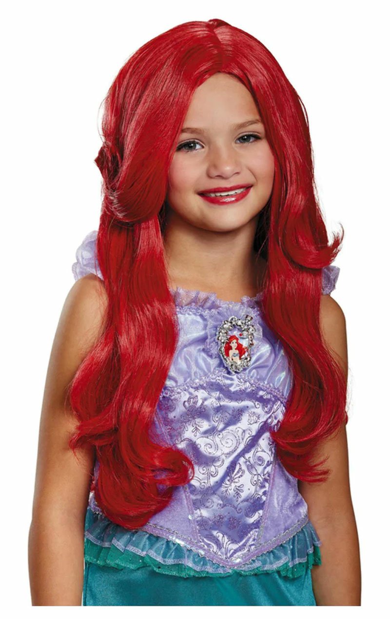 Kids Disney The Little Mermaid Ariel Deluxe Wig - Simply Fancy Dress