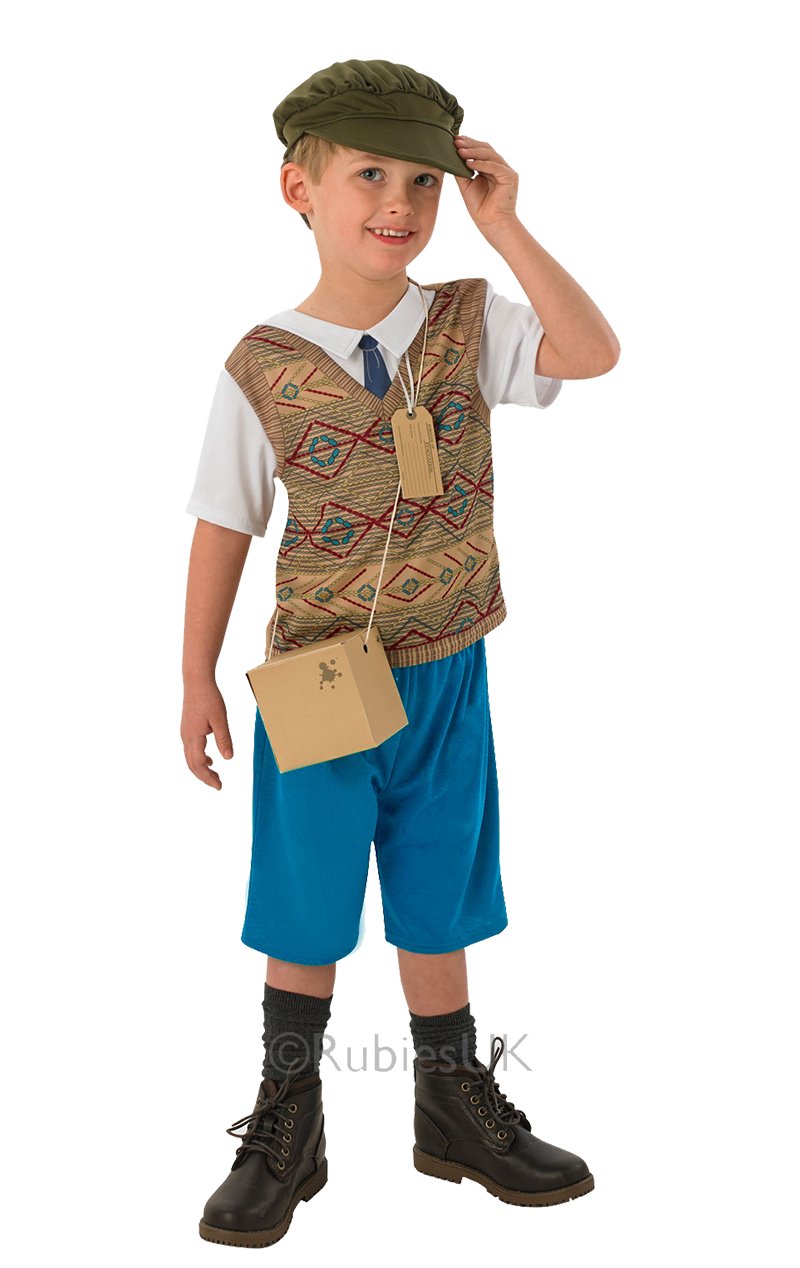 Kids Evacuee Boy Costume - Simply Fancy Dress