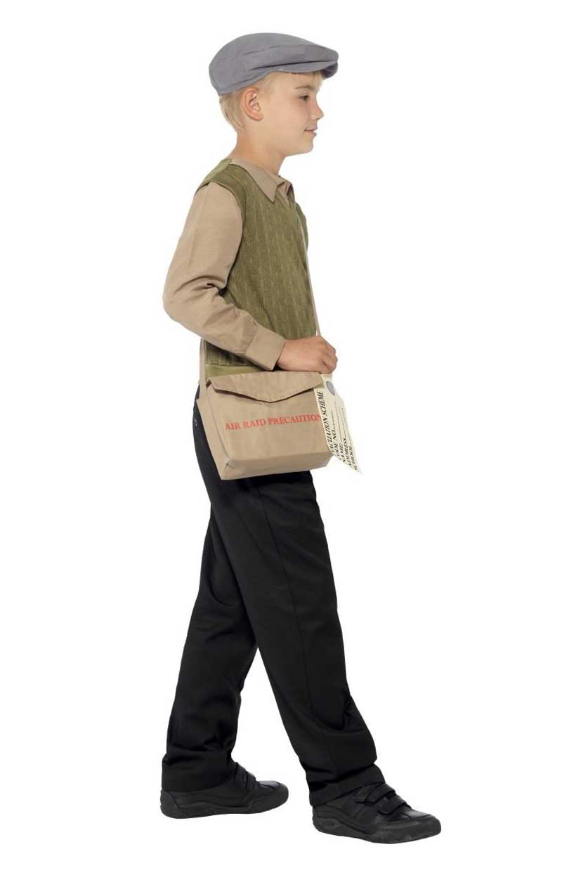 Kids Evacuee Boy Costume - Main Image
