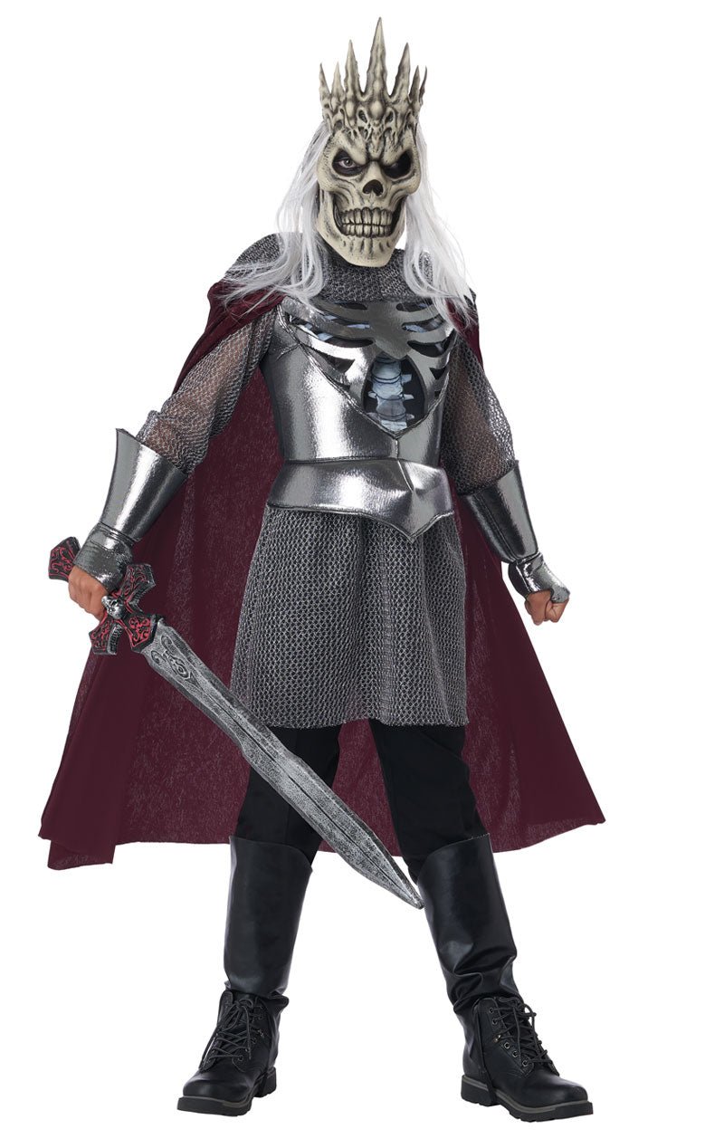 Kids Fearsome Skeleton King Costume - Simply Fancy Dress