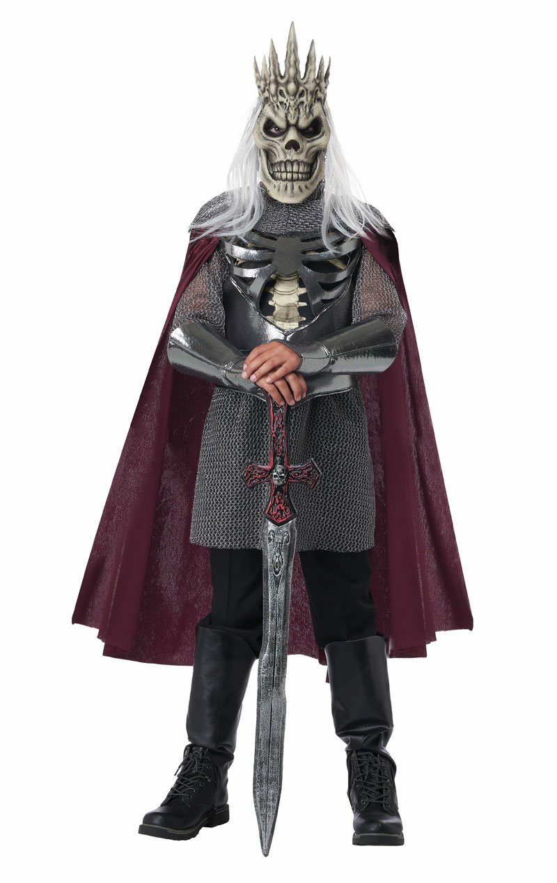 Kids Fearsome Skeleton King Costume - Simply Fancy Dress