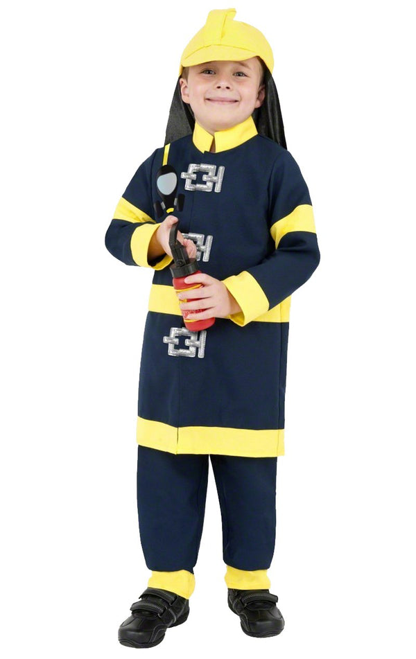 Kids Fireman Boy Costume - Simply Fancy Dress