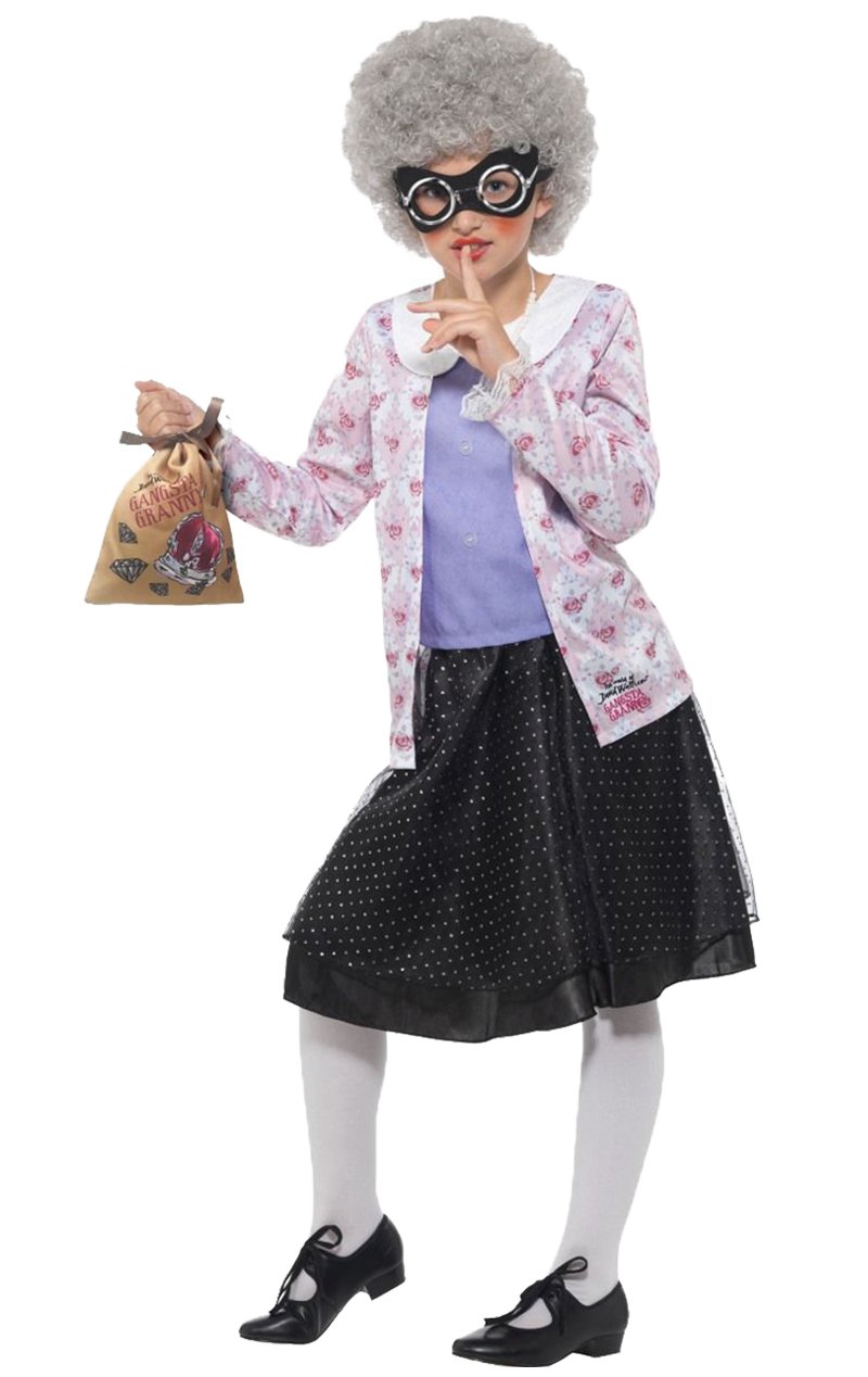 Kids Gangsta Granny Costume - Simply Fancy Dress