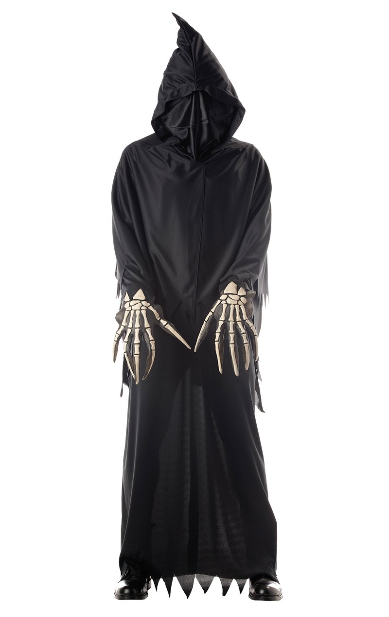 Kids Masked Grim Reaper Costume - Simply Fancy Dress
