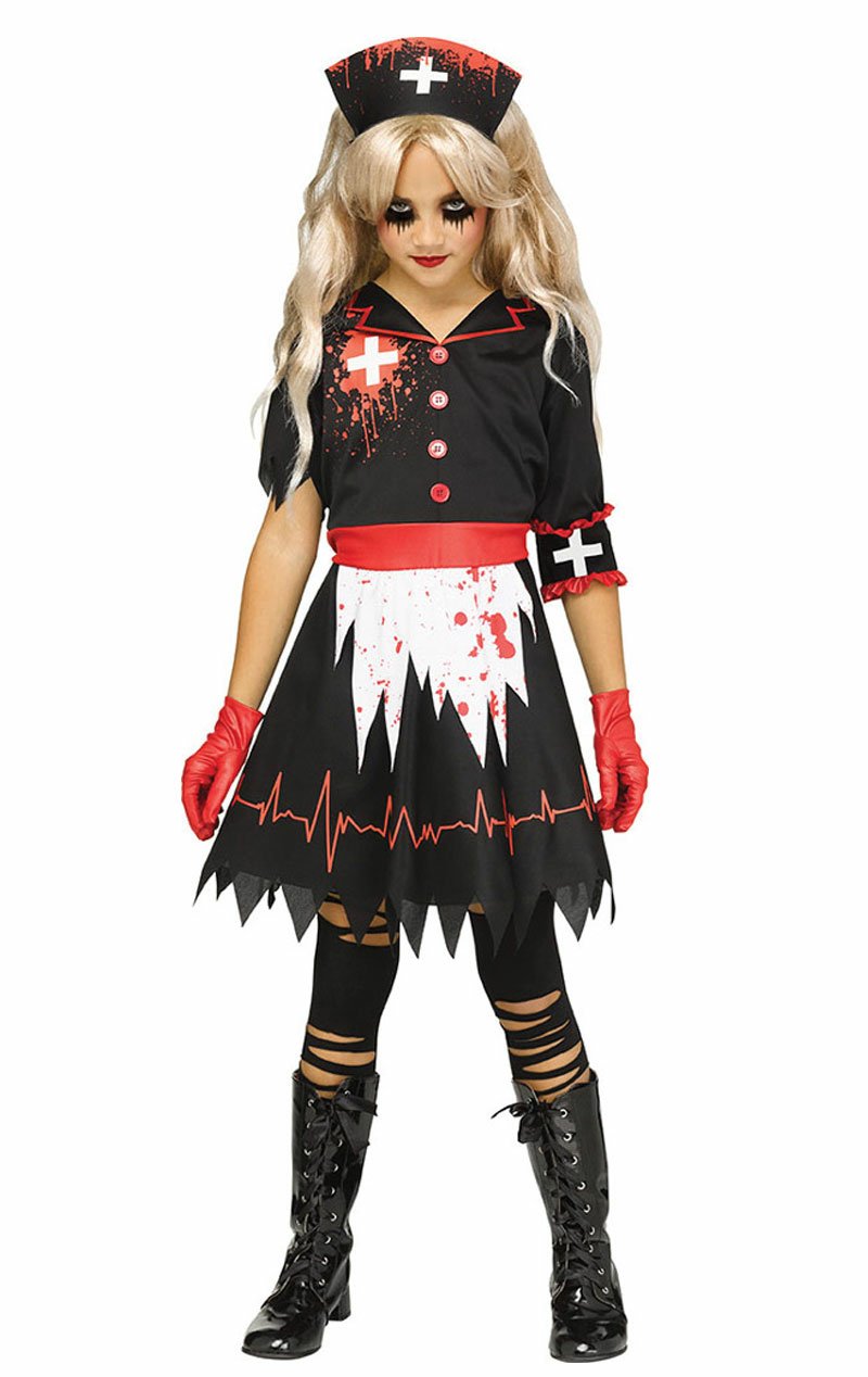 Kids Not So Nice Nurse Halloween Costume - Simply Fancy Dress