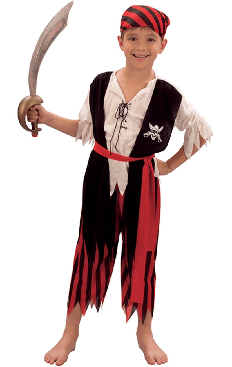 Kids Pirate Boy Jim Costume - Simply Fancy Dress