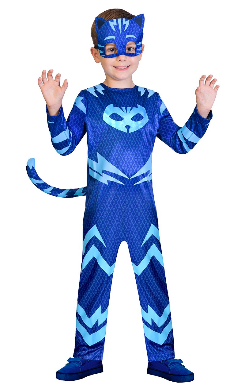Kids PJ Facepieces Catboy Costume - Simply Fancy Dress