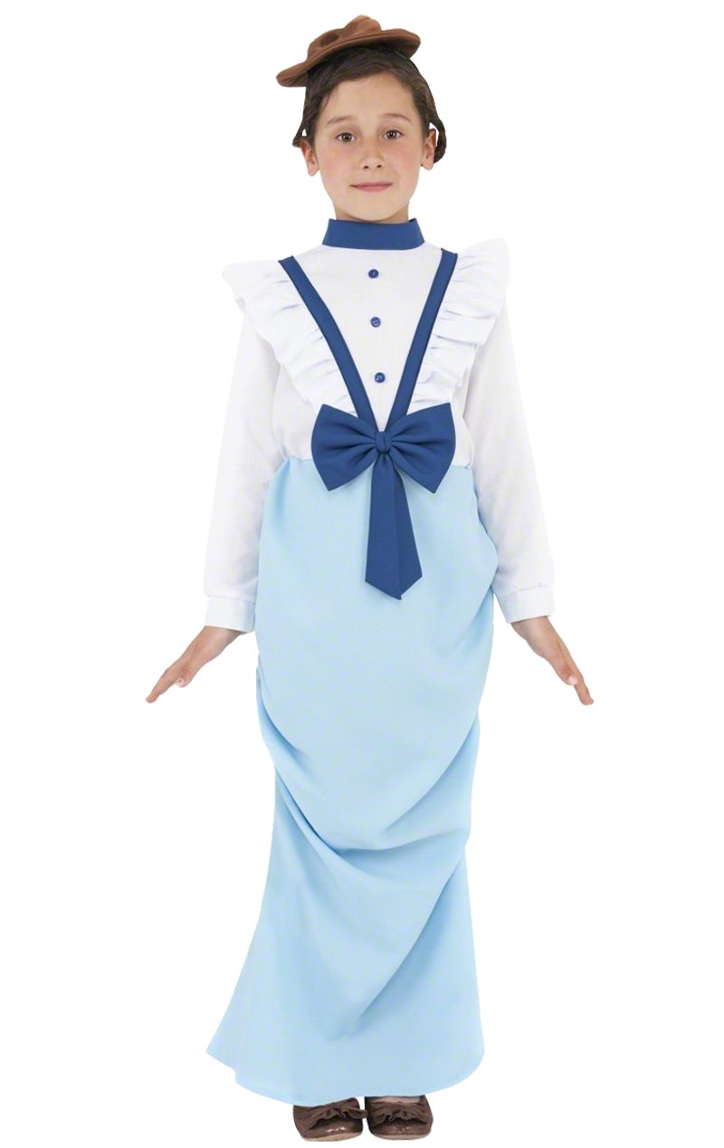 Kids Posh Victorian Girl Costume - Simply Fancy Dress