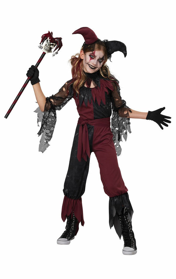 Kids Psycho Jester Costume - Simply Fancy Dress