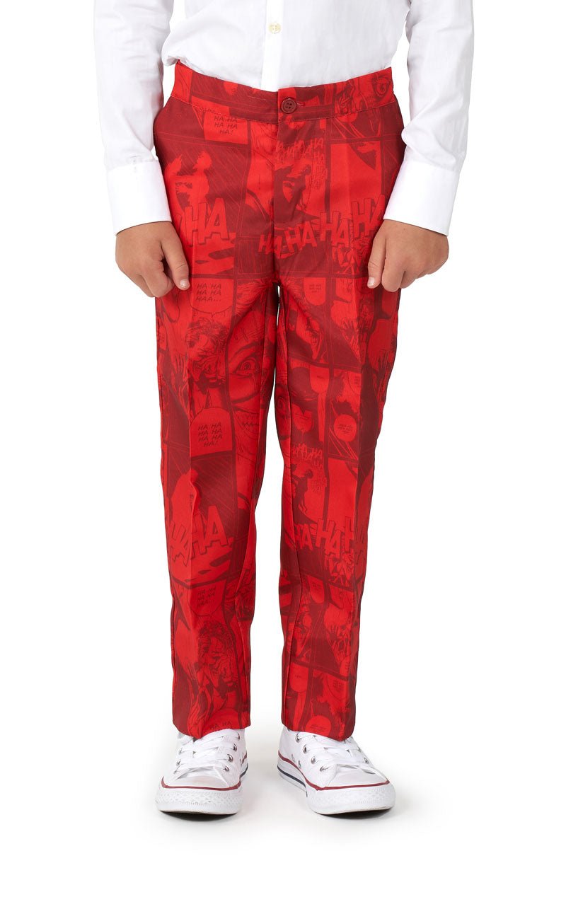 Kids SuitMeister Scarlet Joker Suit - Simply Fancy Dress