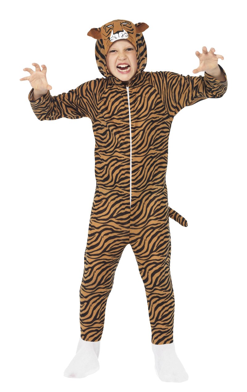 Kids Tiger Jumpsuit Costume - Simply Fancy Dress
