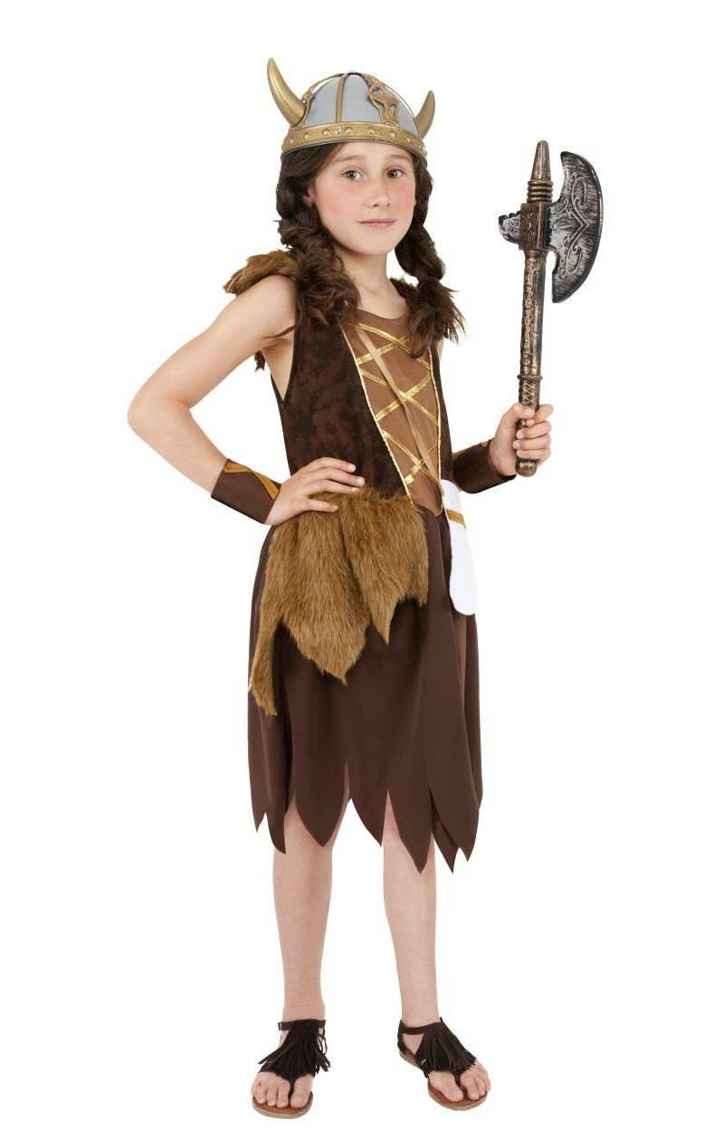Kids Viking Girl Costume - Simply Fancy Dress
