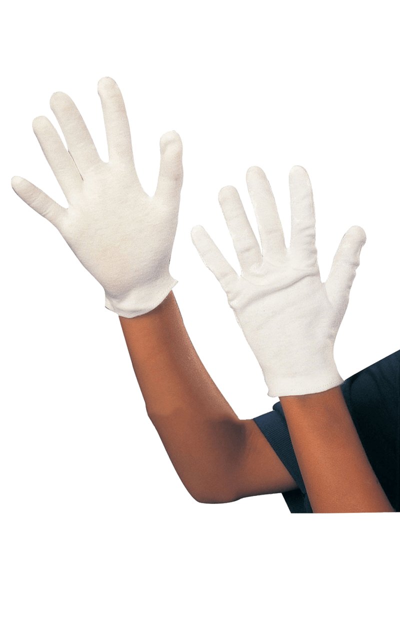 Kids White Gloves - Simply Fancy Dress