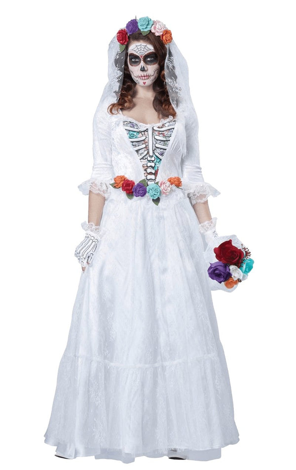 La Novia Muerta Day of the Dead Bride Costume - Simply Fancy Dress