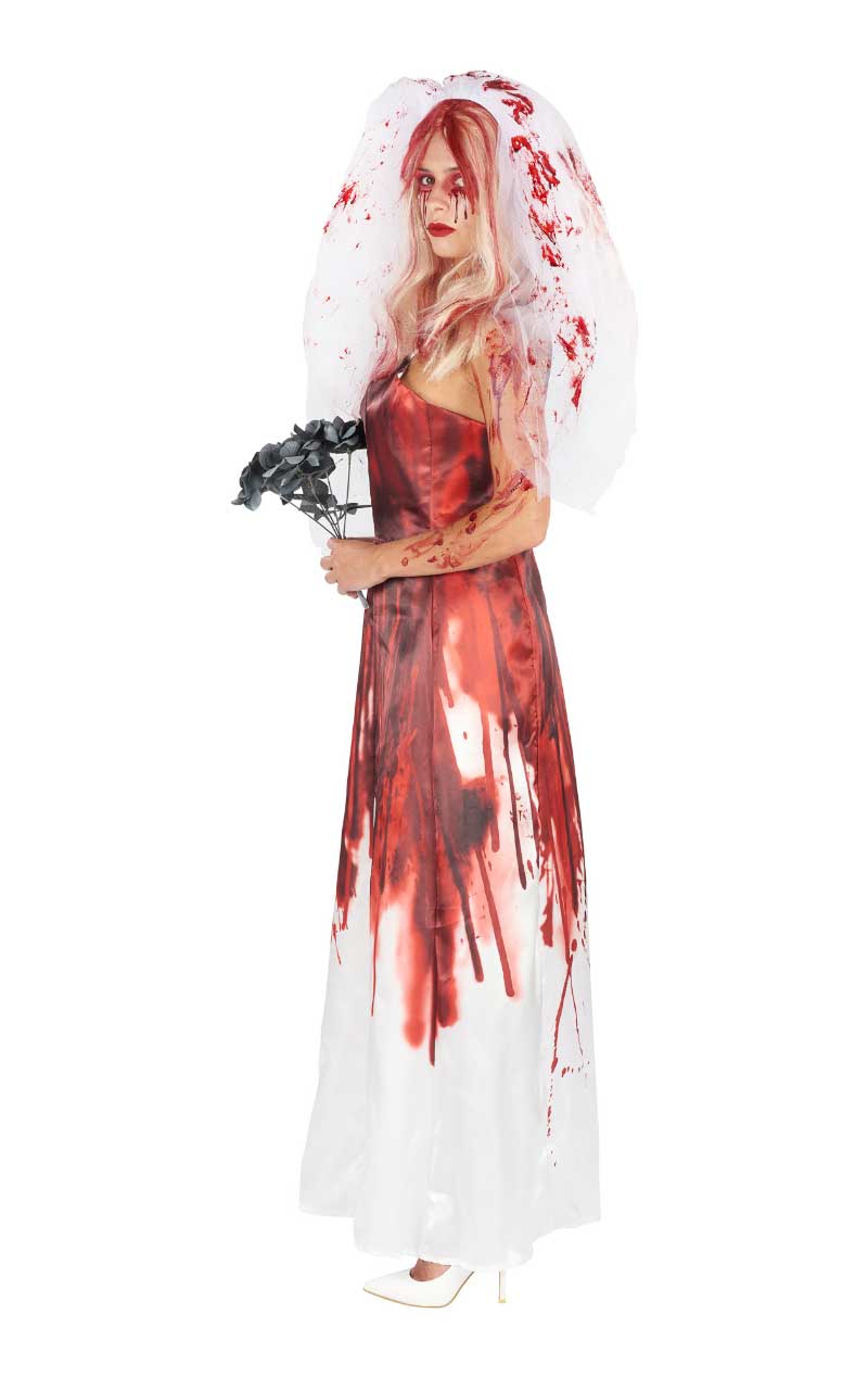 Ladies Bloody Bride Costume - Simply Fancy Dress