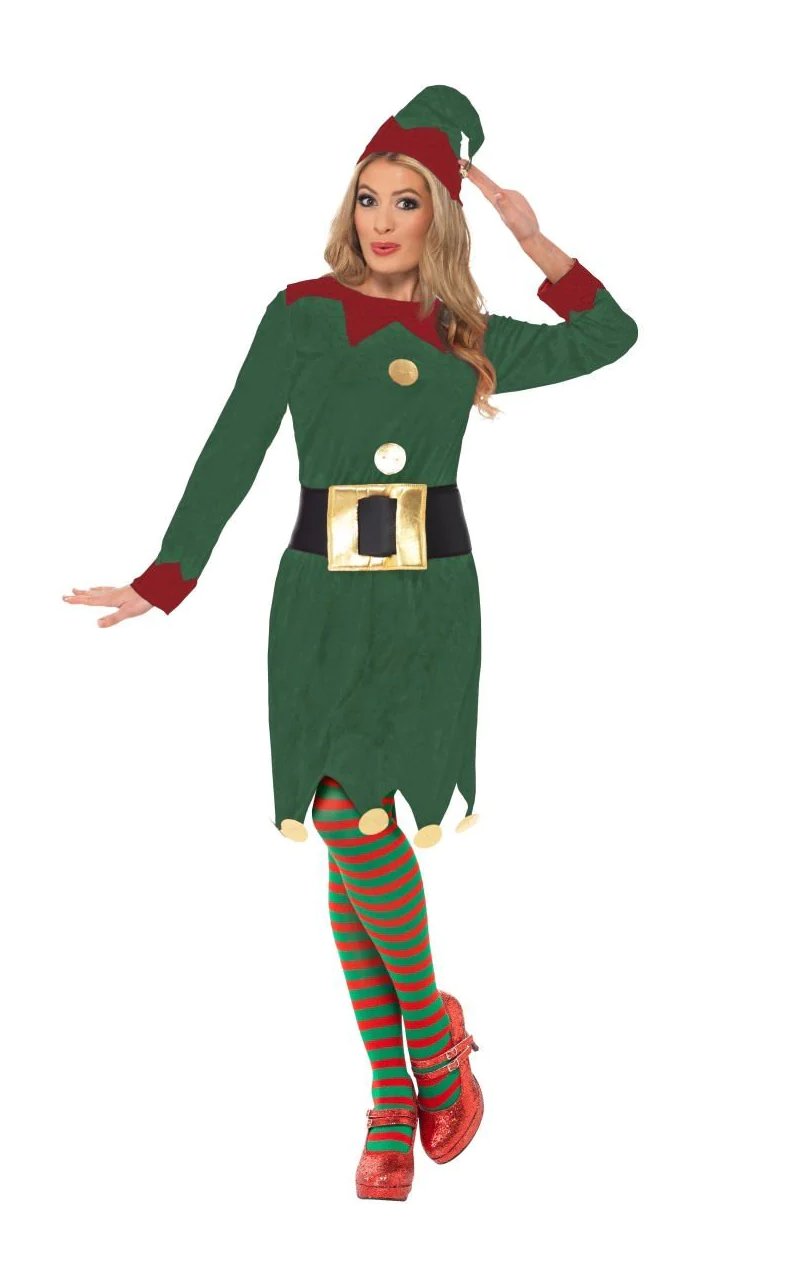 Ladies Elf Costume - Simply Fancy Dress