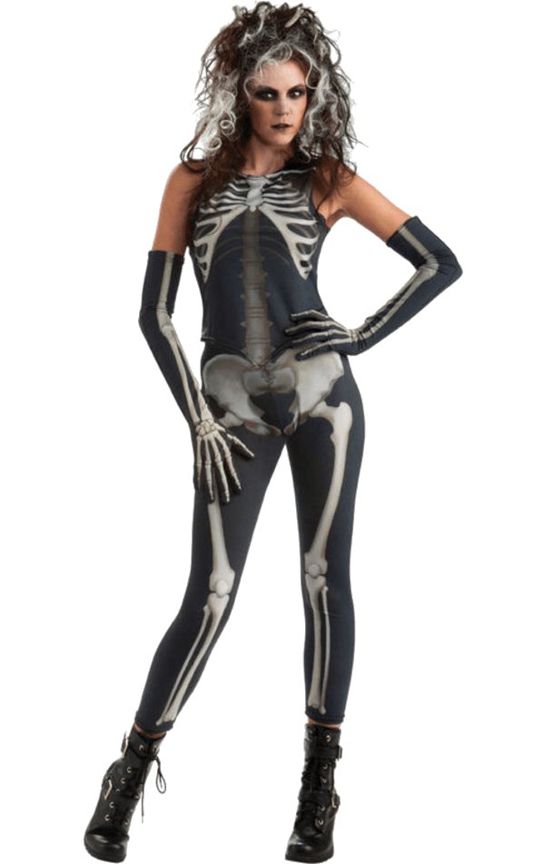 Ladies' Skeleton Costume - Simply Fancy Dress