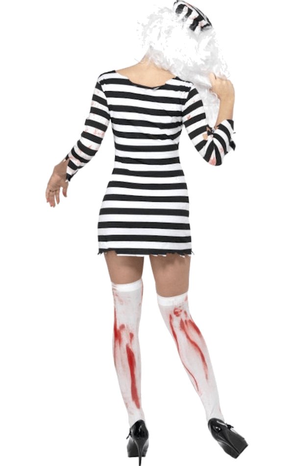 Lady Zombie Convict Costume - Simply Fancy Dress