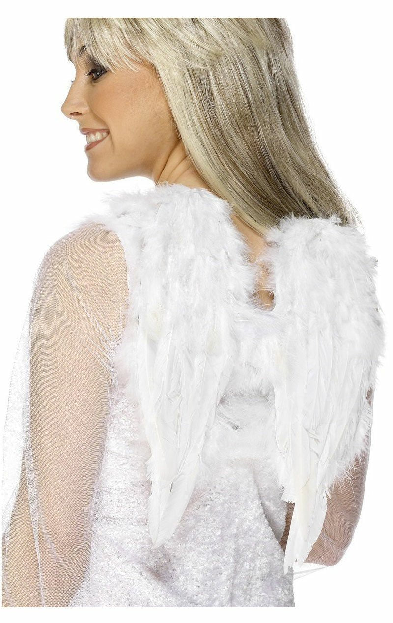 Large Angel Wings - White - Simply Fancy Dress
