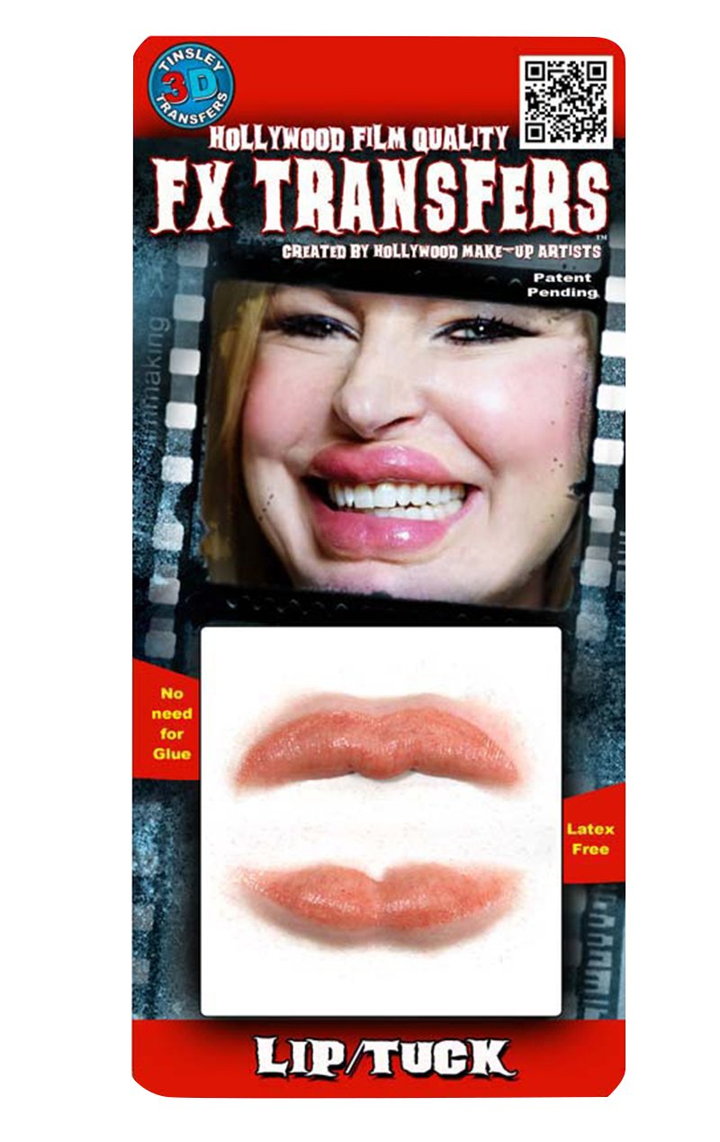 Lip-Tuck 3D FX Transfers Accessory - Simply Fancy Dress