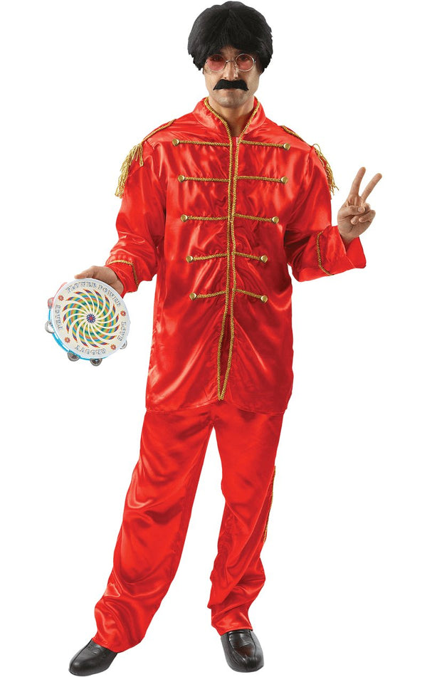 Lonely Hearts Band Costume - Red - Simply Fancy Dress