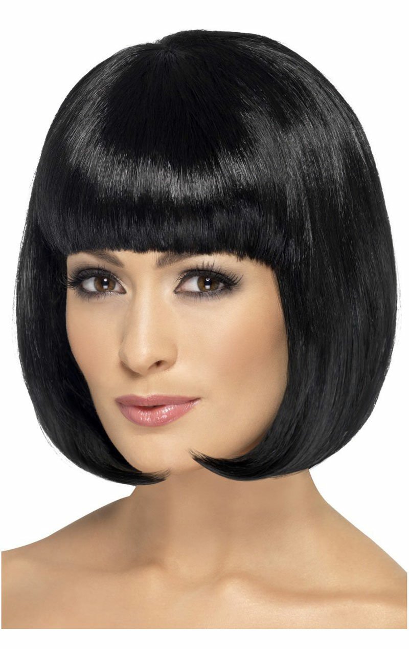 Long Bob Wig (Black) - Simply Fancy Dress