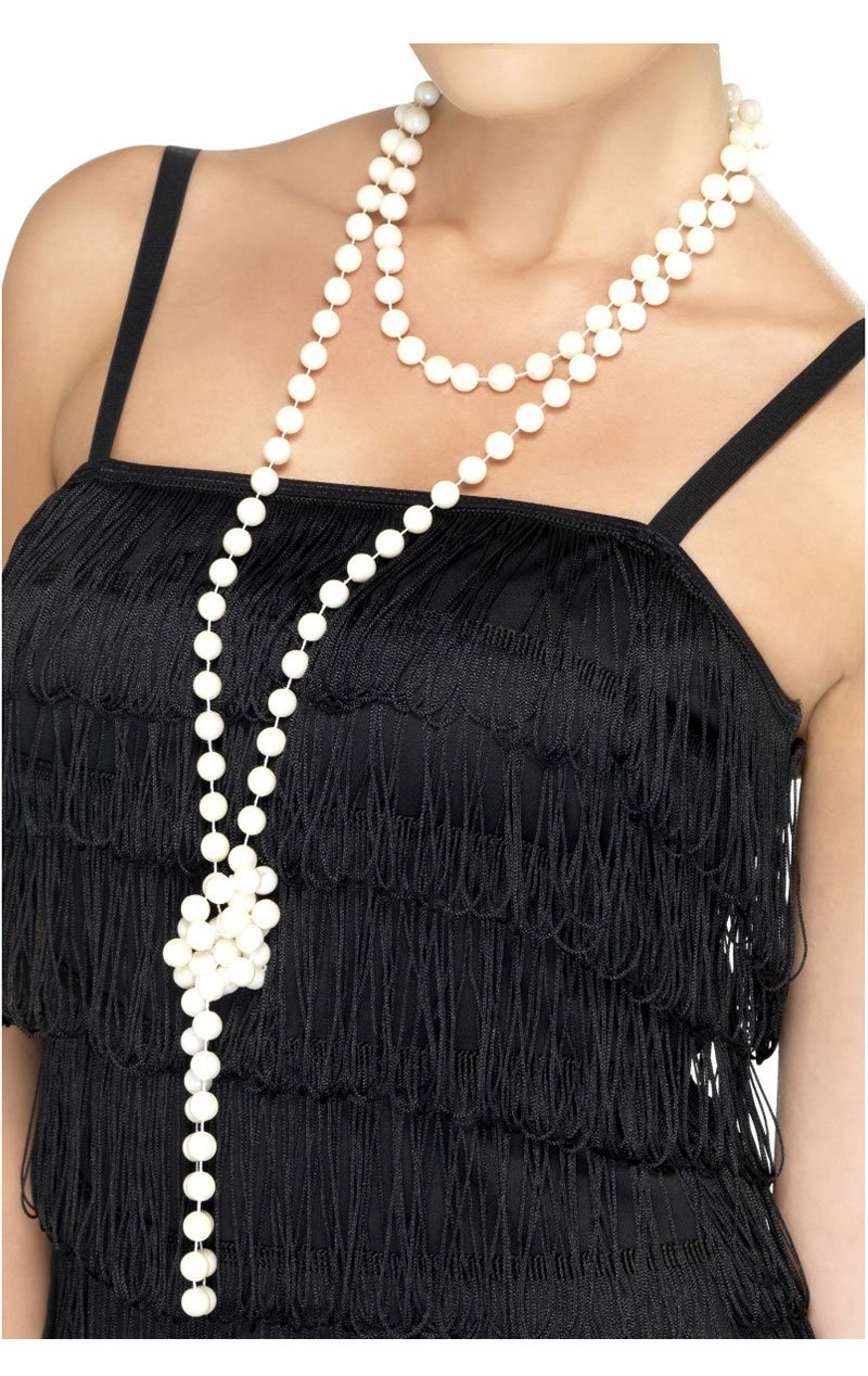 Long Pearl Necklace - Simply Fancy Dress