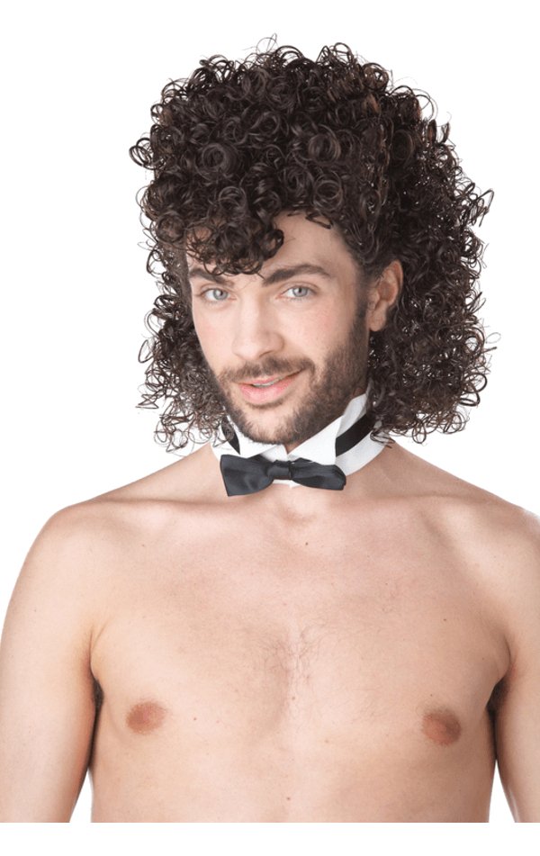 Male Stripper Wig -Brown - Simply Fancy Dress
