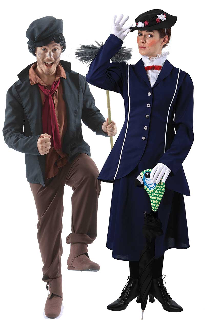 Mary Poppins & Bert Couples Costume - Simply Fancy Dress