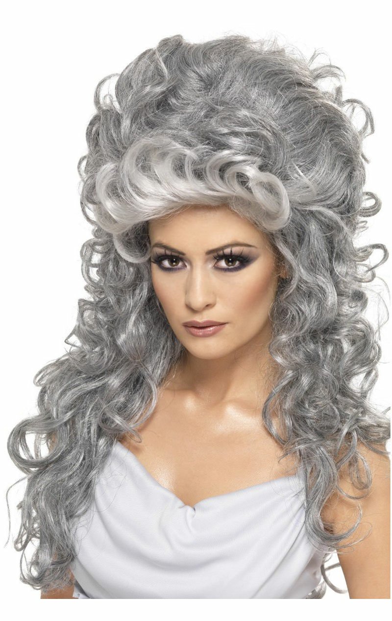 Medea Witch Beehive Grey Wig - Simply Fancy Dress