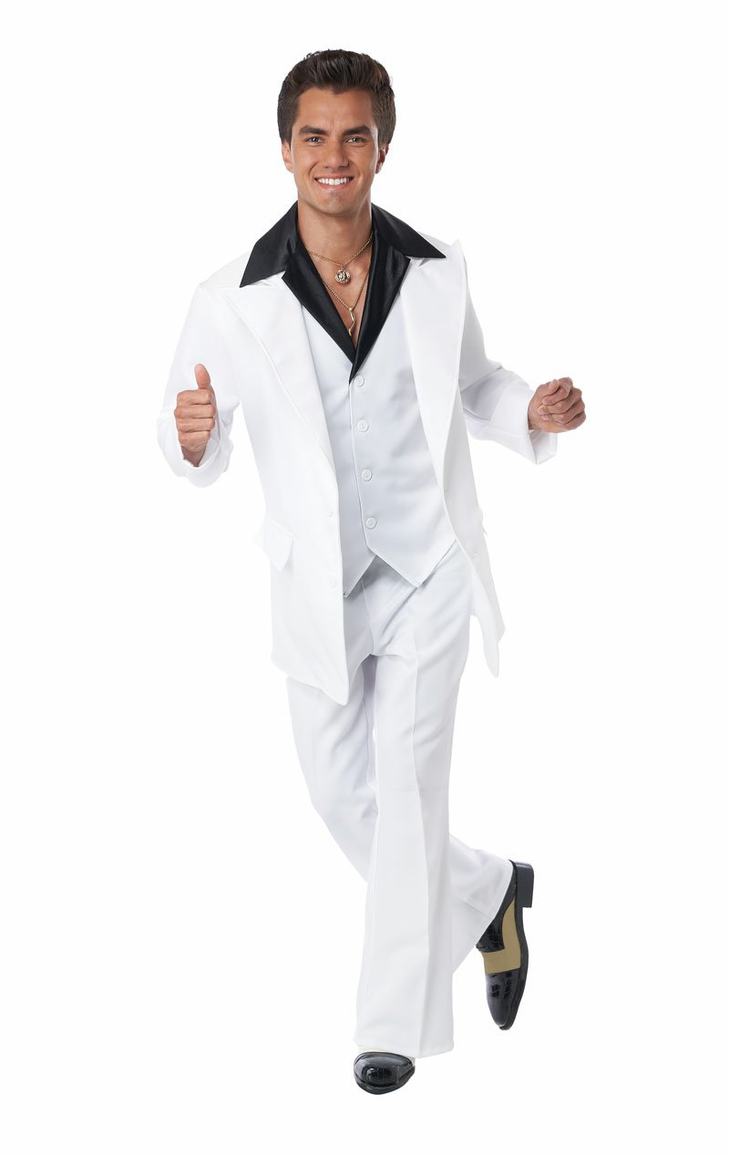 Mens 70s Era Disco Suit Costume - Simply Fancy Dress