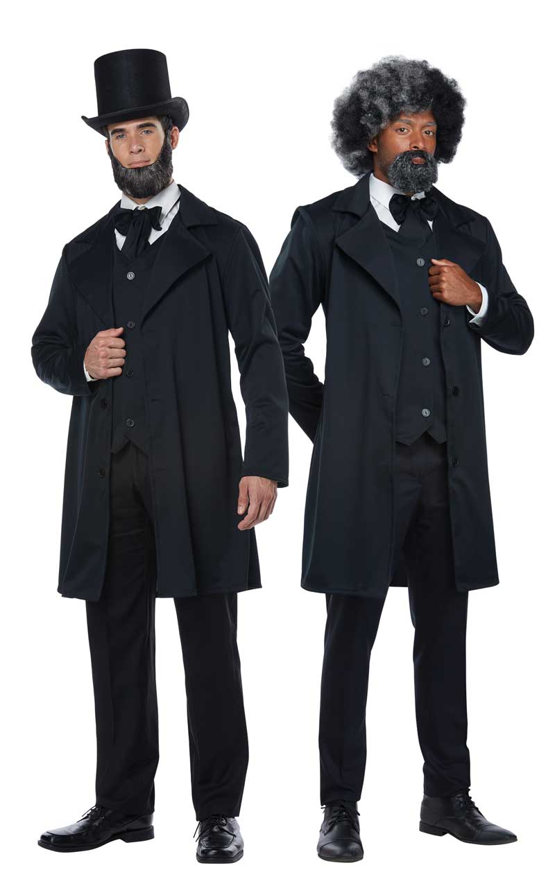 Mens Abraham Lincoln/Frederick Douglass Costume - Simply Fancy Dress