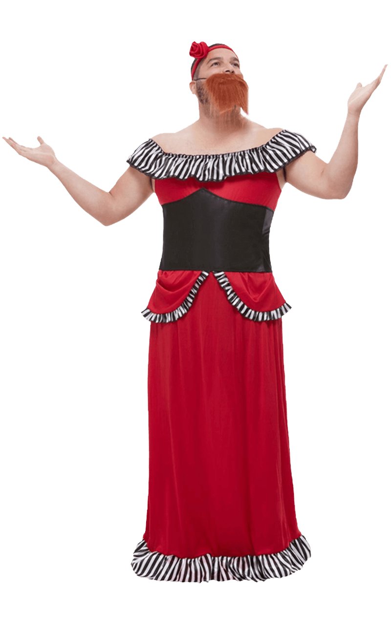 Mens Bearded Lady Costume - Simply Fancy Dress