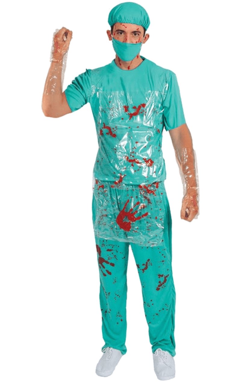 Men's Bloody Surgeon Halloween Costume - Simply Fancy Dress