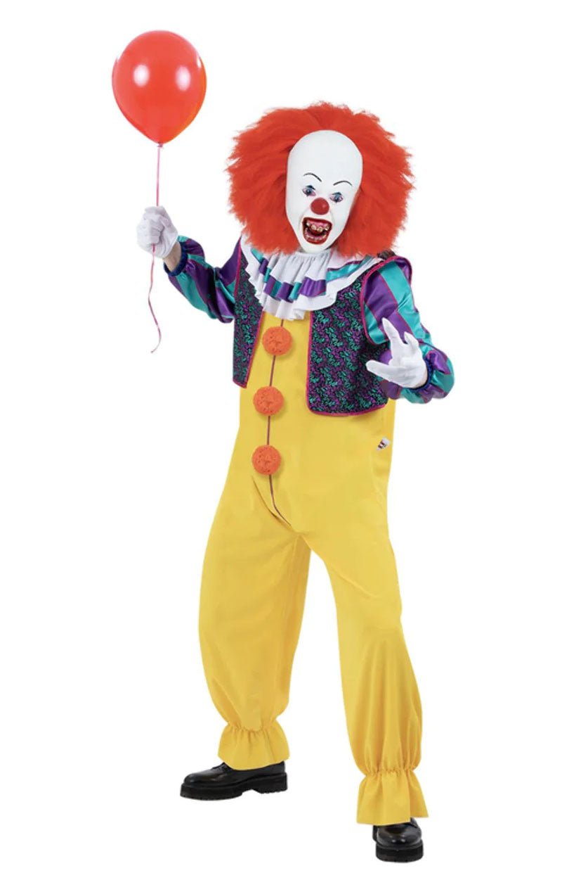 Mens Classic 90s IT Pennywise Halloween Costume - Simply Fancy Dress