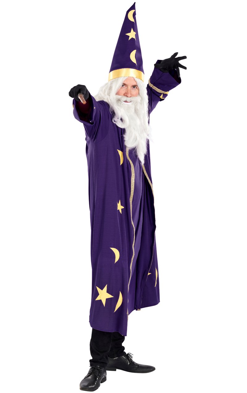 Mens Classic Wizard Costume - Simply Fancy Dress